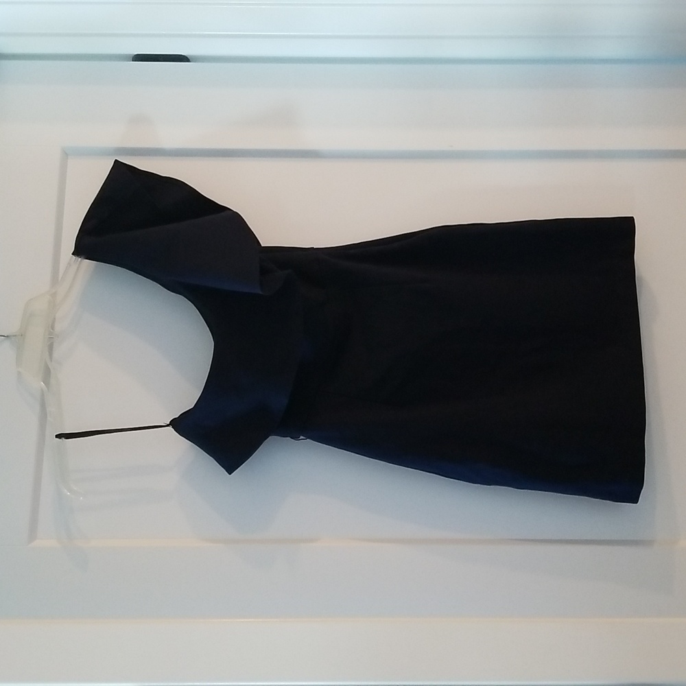 Forever New Navy Blue One Shoulder Mini Dress Size 4